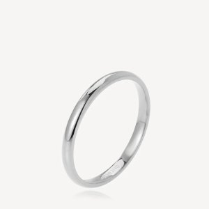 Sistie 2nd Circle ring - small - sølv PVD belægning