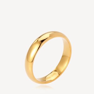 Sistie 2nd Circle ring - forgyldt PVD belægning