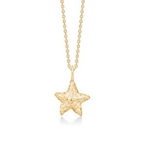 Studio Z Starfish Lustre halskæde - forgyldt sølv
