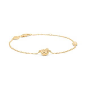 Studio Z Seashell Secrets armbånd - forgyldt sølv