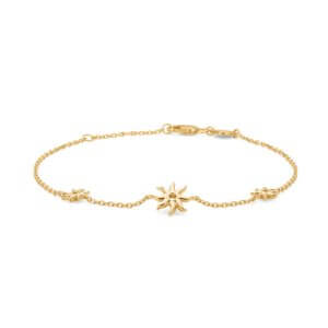 Studio Z Ocean Aura armbånd - forgyldt sølv