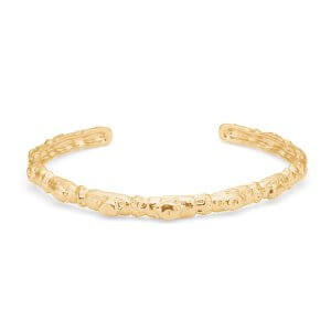 Studio Z Urchin Elegance armring - forgyldt sølv