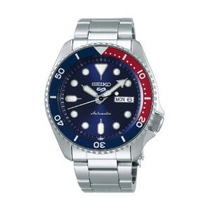 SEIKO 5 SPORT – Herreur Automatic i stål m. blå skive 43mm