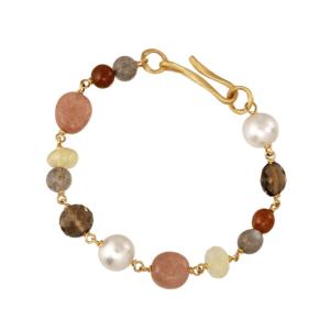 Dulong Fine Jewelry Sienna armbånd m. ægte sten - Guld - Limited Edition