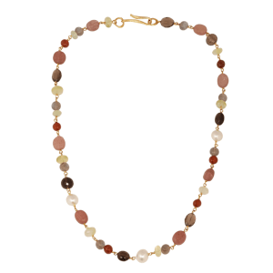 Dulong Fine Jewelry Sienna halskæde m. ægte sten – Guld – Limited Edition