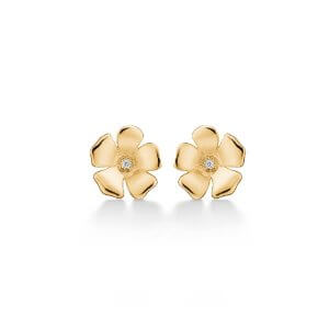 Mads Z Fleur ørestikker - guld