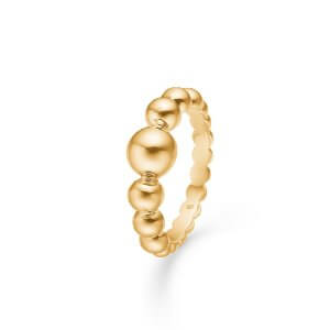 Mads Z Big Ball ring - guld